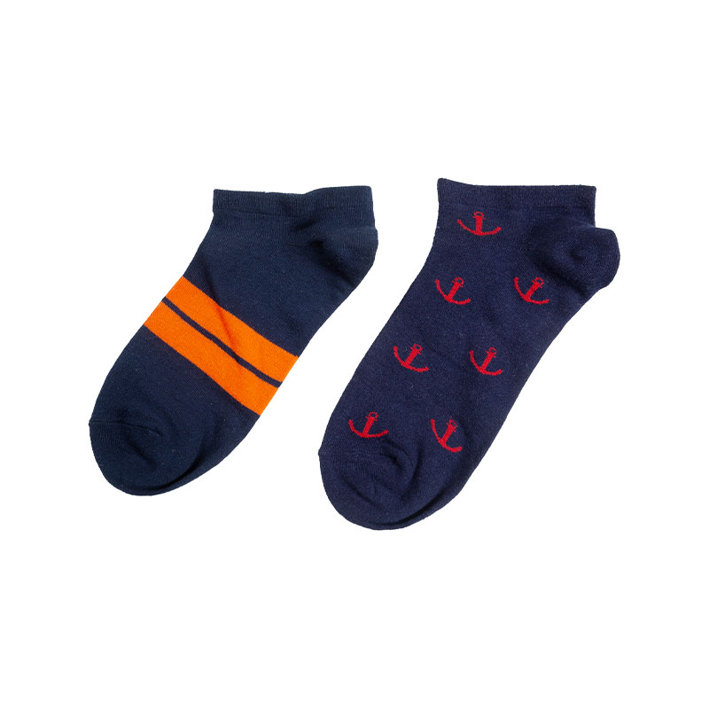 Men 2-Pack Trainer Snearker Socks